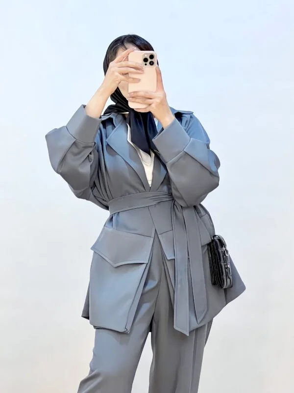 مانتو کتی و شلوار ALINA
