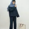 کت و شلوار سورمه‌ای AVA