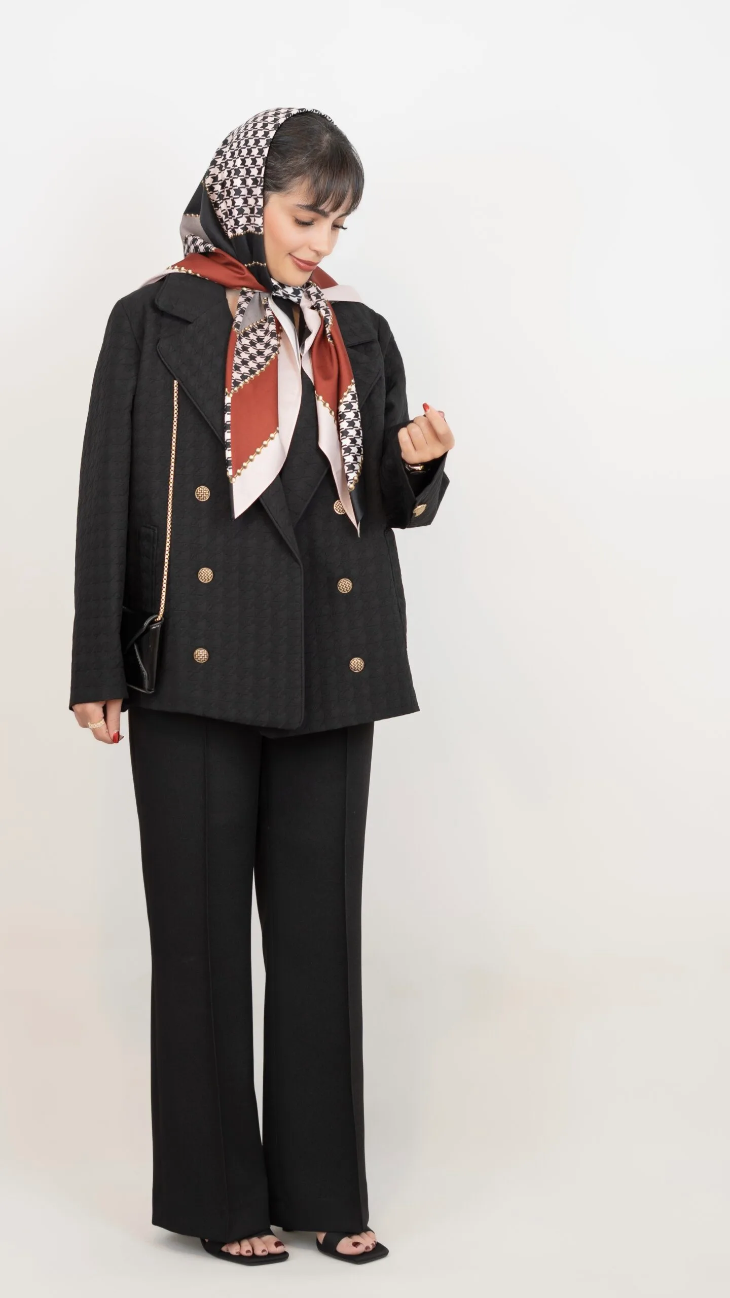 مانتو مشکی DIBA - Image 3