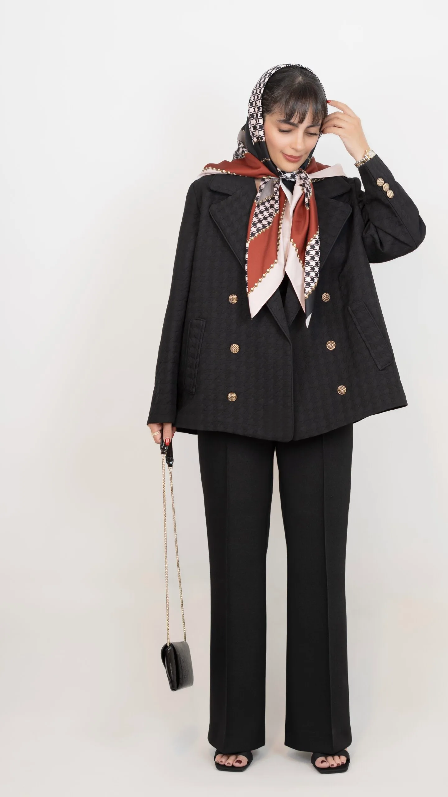 مانتو مشکی DIBA - Image 5