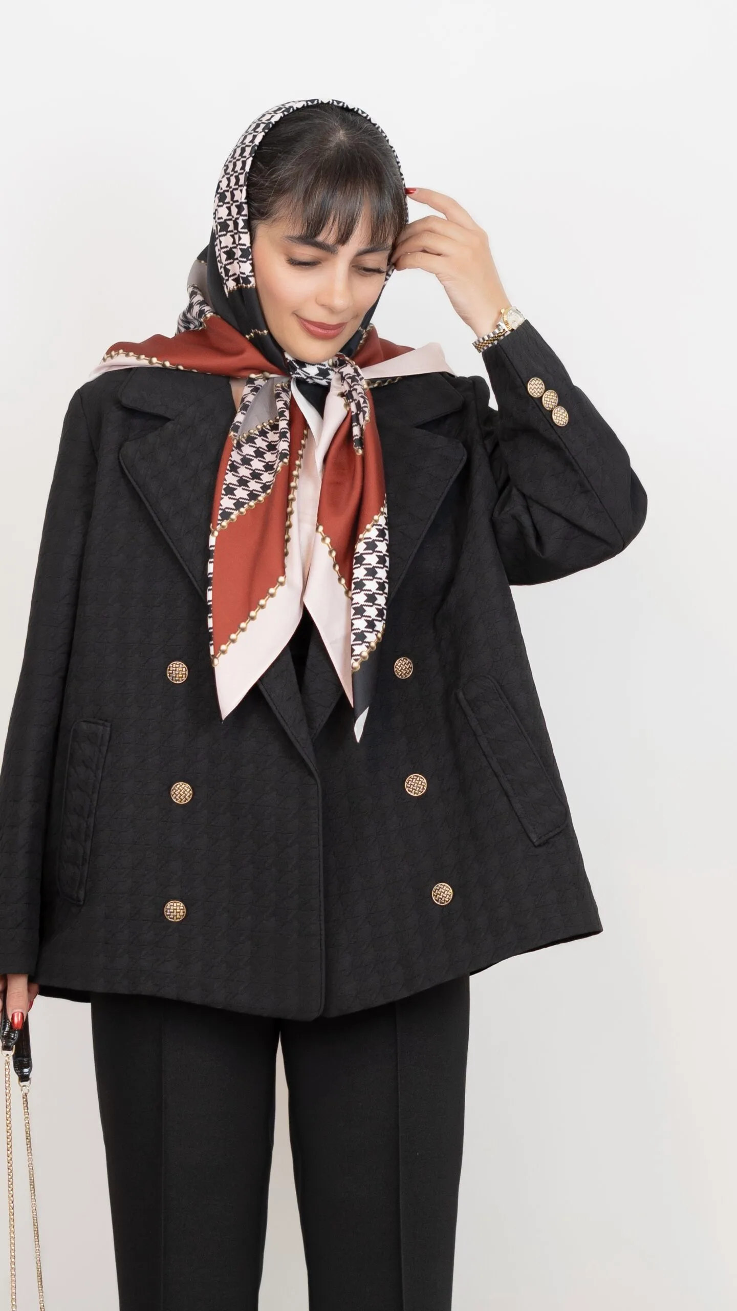 مانتو مشکی DIBA - Image 2