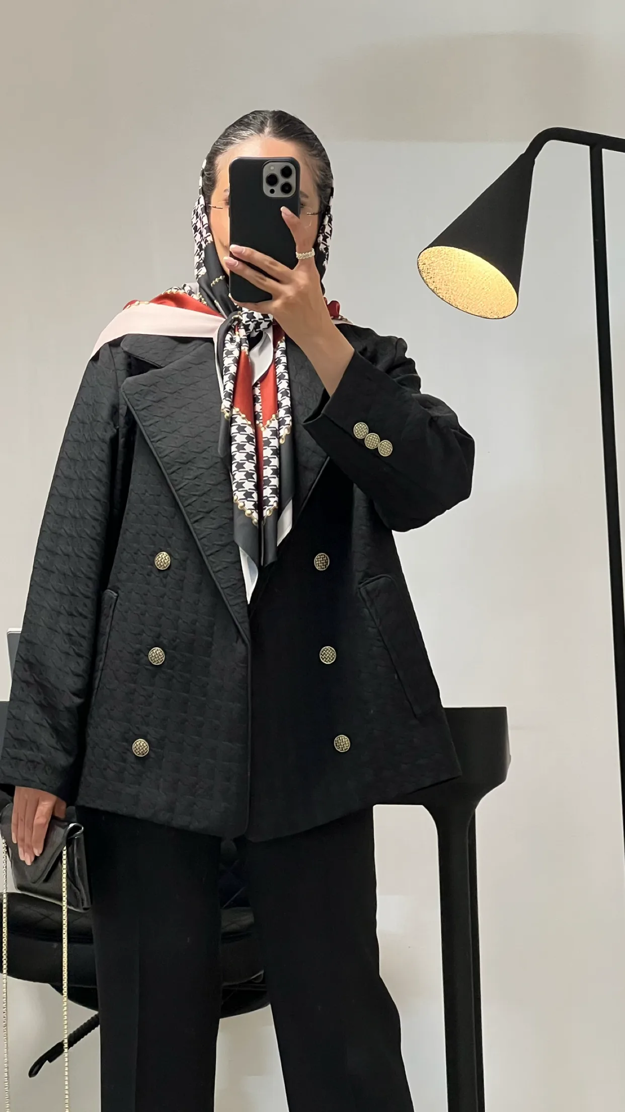 مانتو مشکی DIBA - Image 6