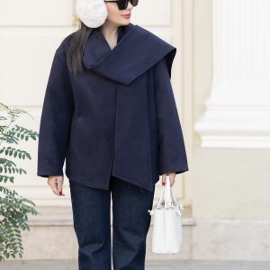 پالتو فوتر سورمه‌ای LOTUS