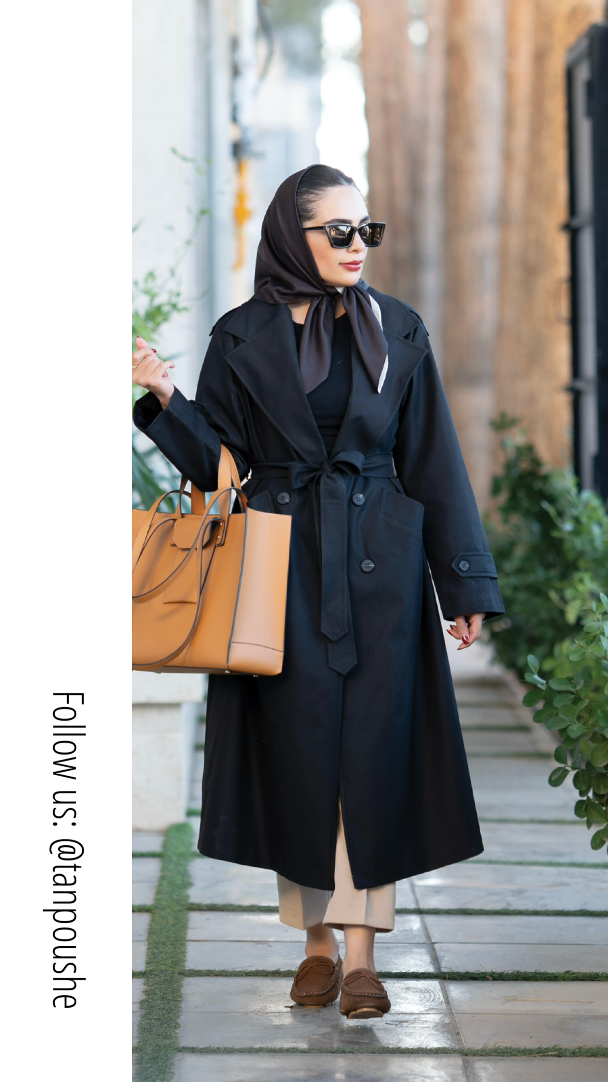 ترنچکت مشکی LARA - Image 3