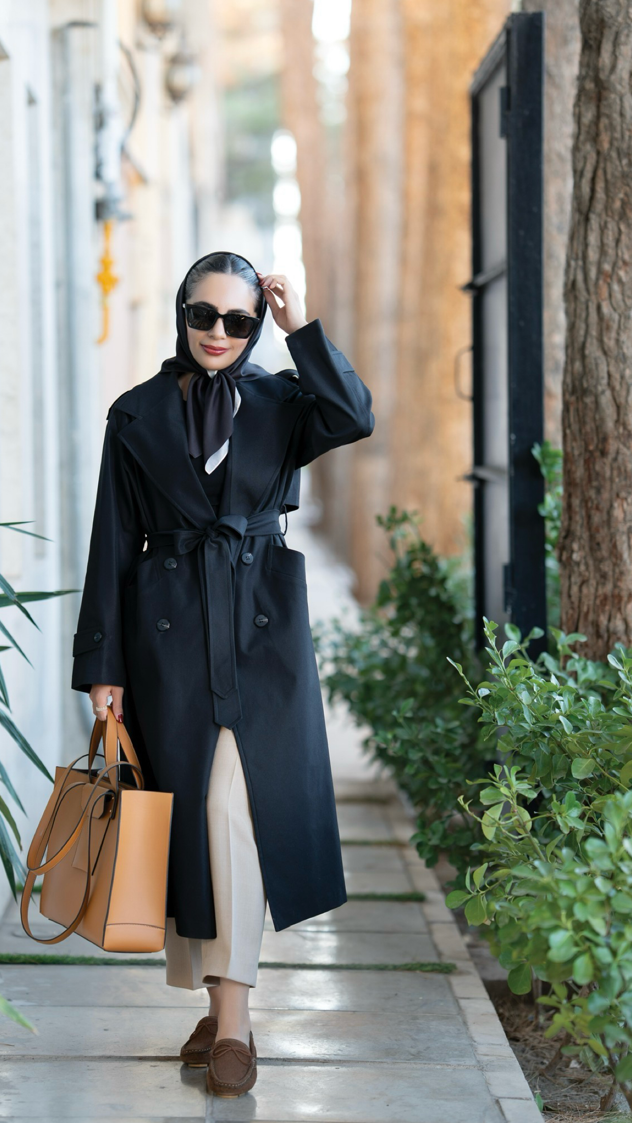 ترنچکت مشکی LARA - Image 6