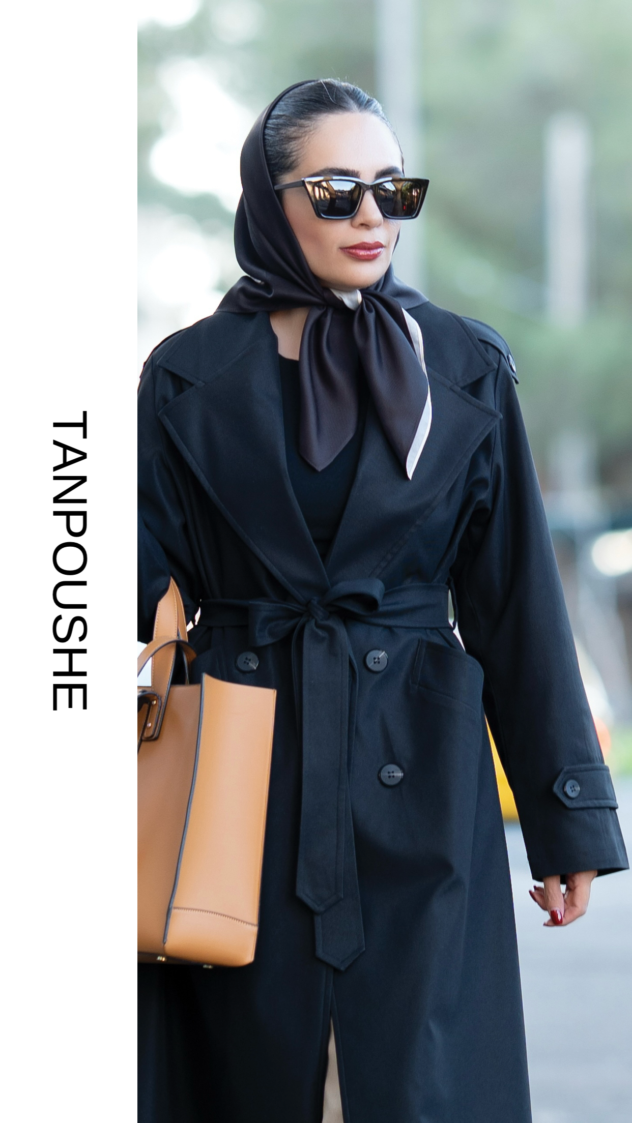 ترنچکت مشکی LARA - Image 7