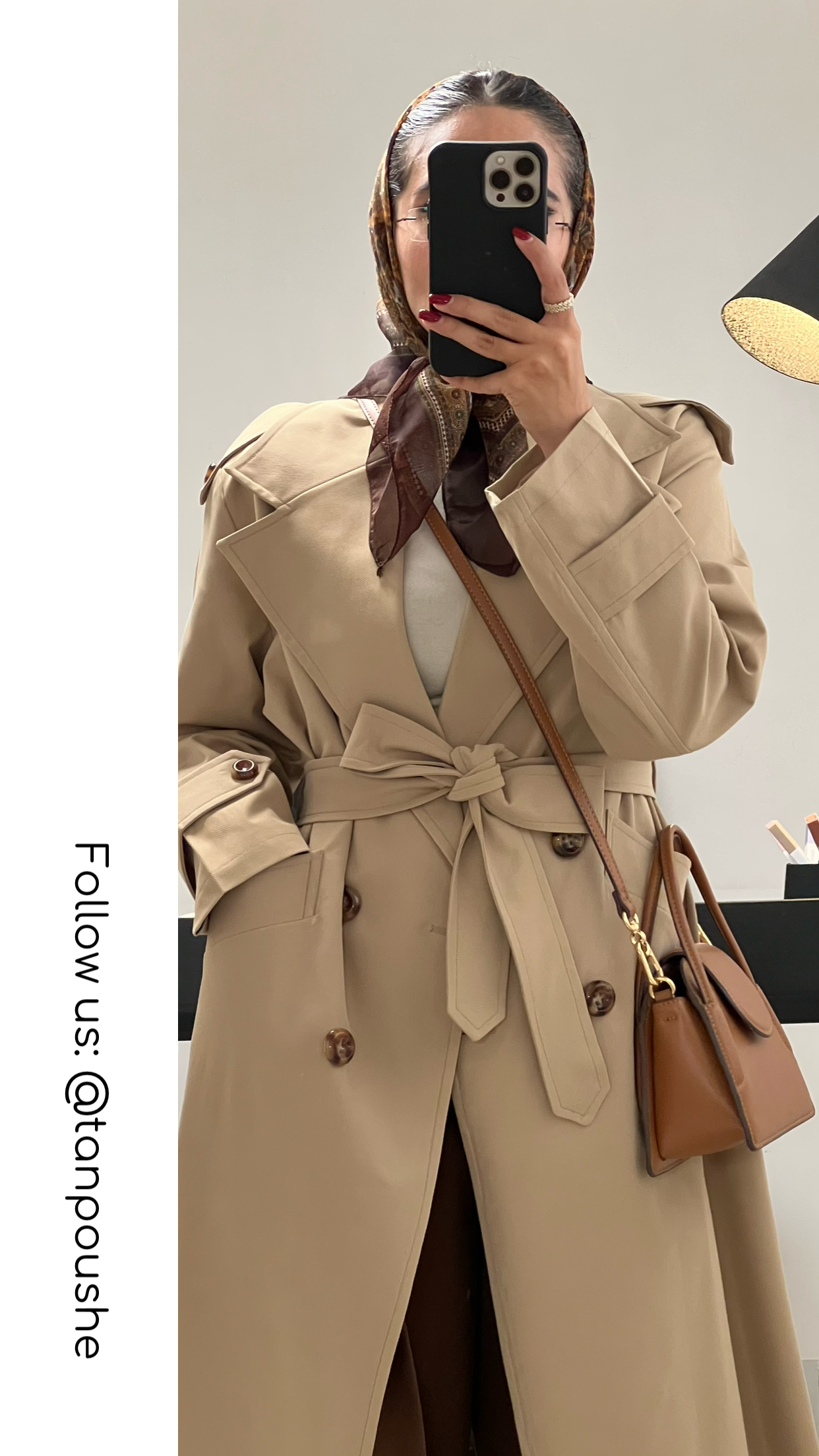 ترنچکت کرمی ROZA - Image 8