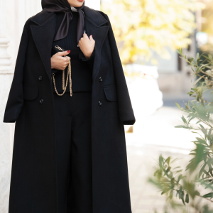 پالتو فوتر مشکی EMILY