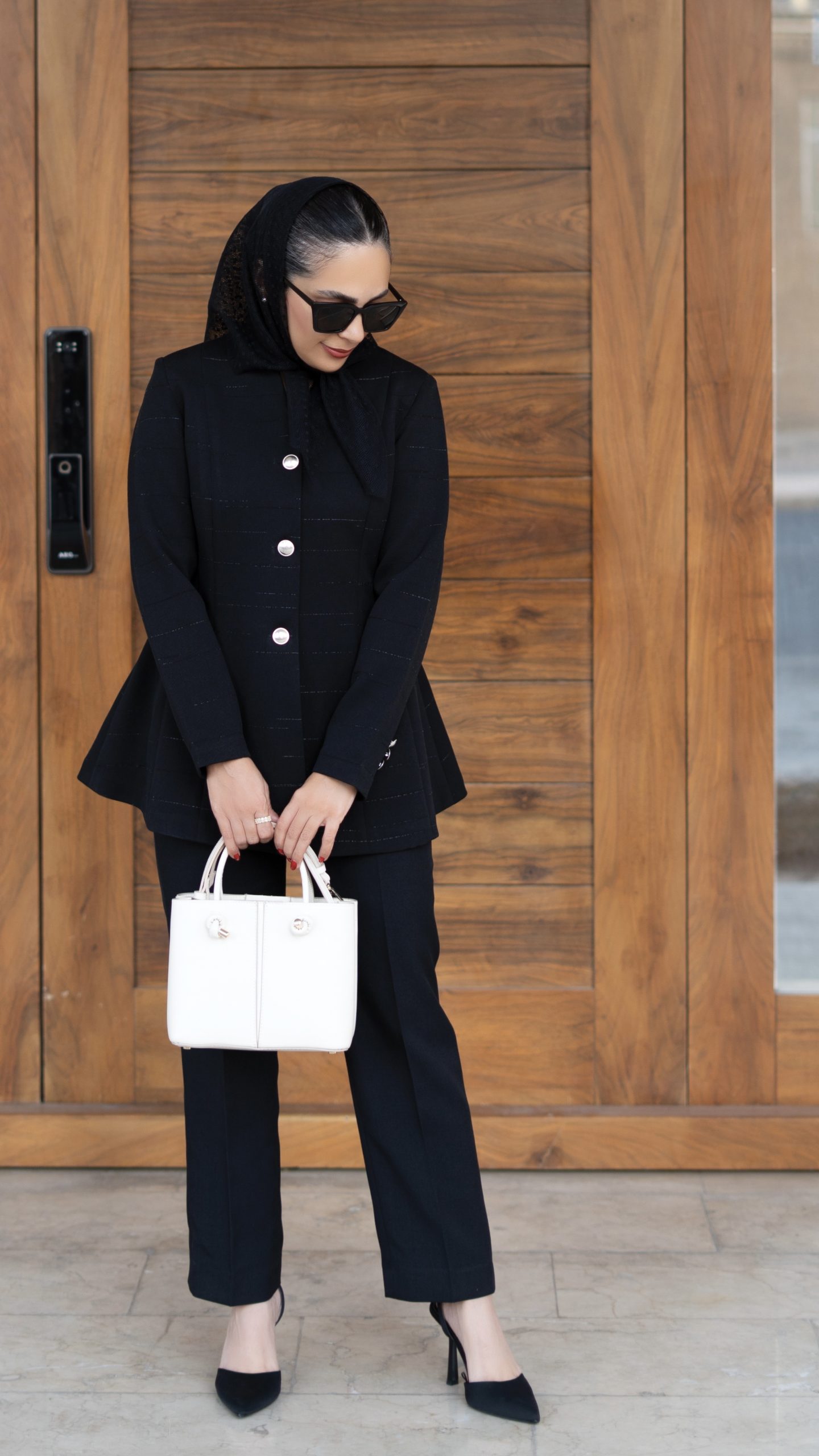 مانتو کتی ژاکارد PAPION - تصویر 2